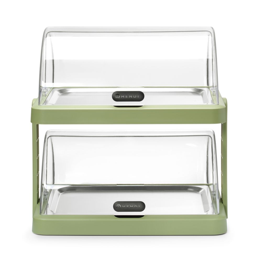 Display di raffreddamento Roll-top Duo UNIQ HENDI - lunghezza 358 × larghezza 458 × altezza 475 mm | HE871973