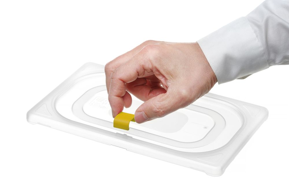 Clips coperchi per contenitori Gastronorm HACCP HENDI - lunghezza 12 × larghezza 20 × altezza 20 mm | HE880685