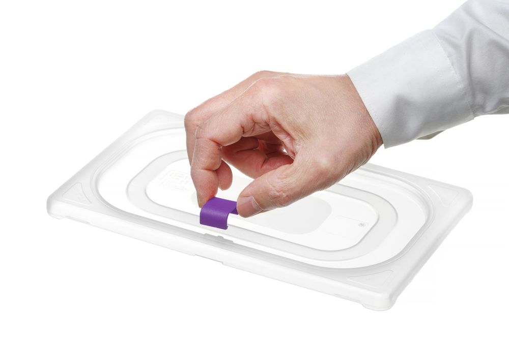 Clips coperchi per contenitori Gastronorm HACCP HENDI - lunghezza 20 × larghezza 20 × altezza 10 mm | HE880869