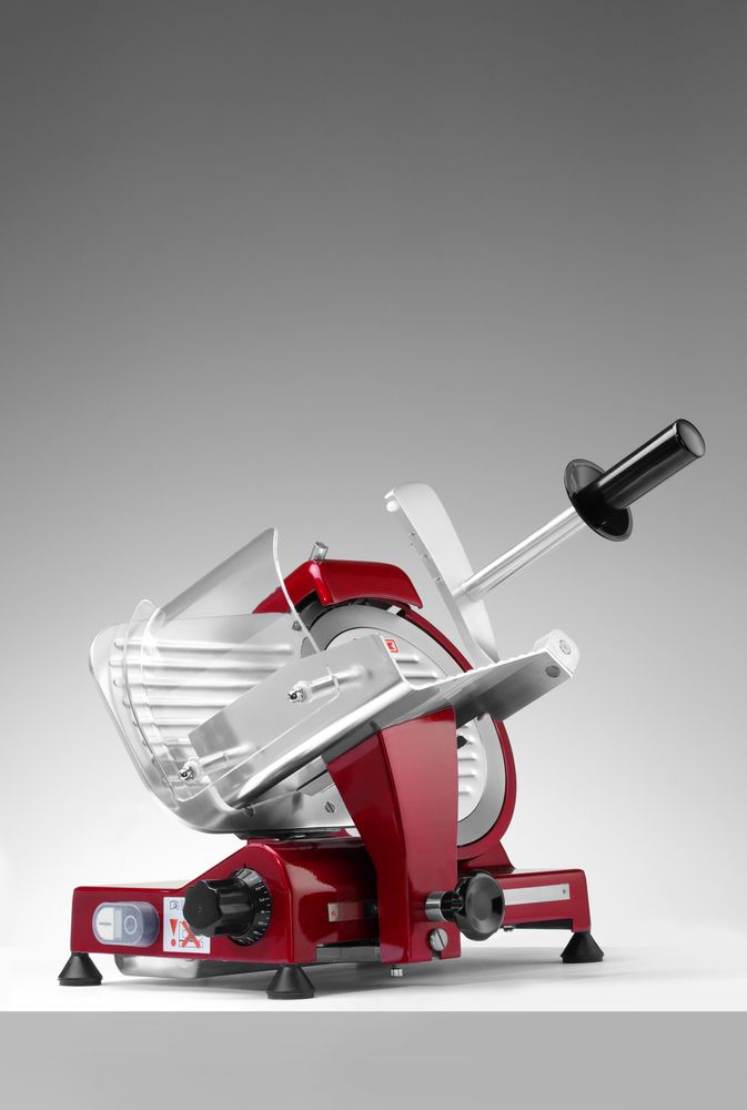 Affettatrice Profi Line 220 red edition HENDI - lunghezza 506 × larghezza 435 × altezza 347 mm | HE970294