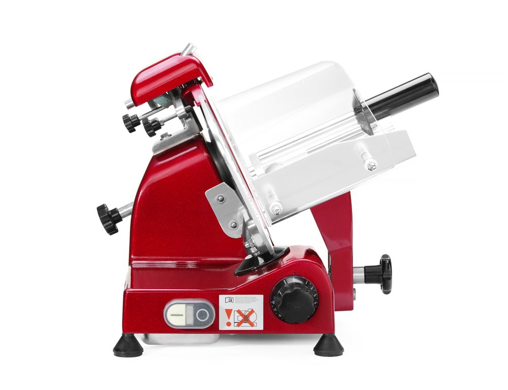 Affettatrice Profi Line 220 red edition HENDI - lunghezza 506 × larghezza 435 × altezza 347 mm | HE970294