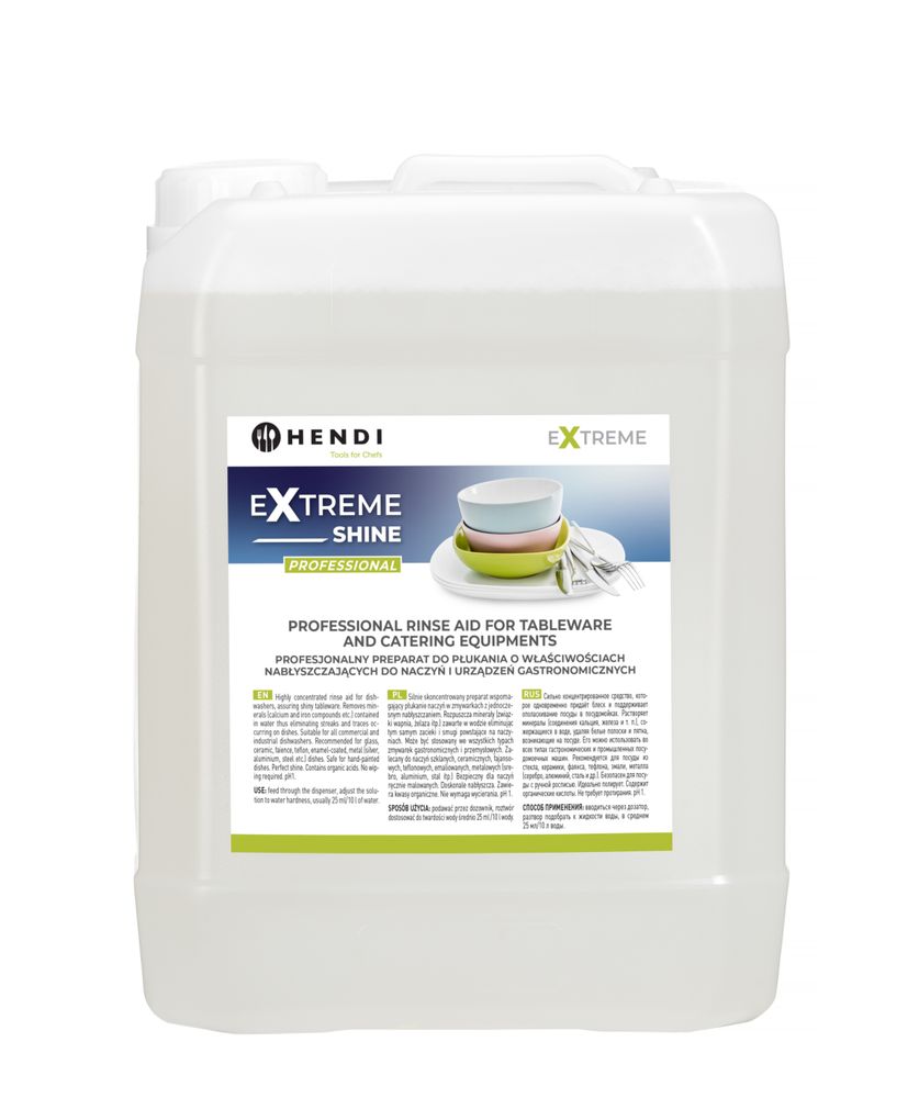 Brillantante Extreme Shine Professional per stoviglie e attrezzature per catering HENDI | HE975015