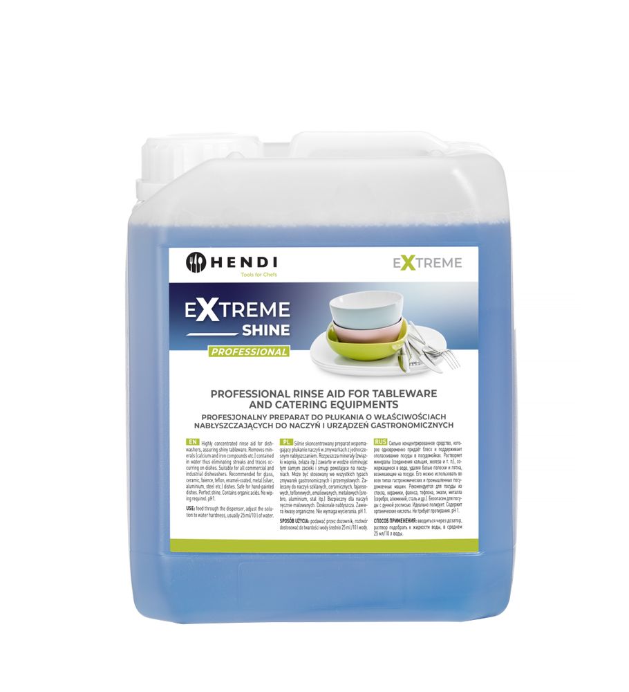 Brillantante Extreme Shine Professional per stoviglie e attrezzature per catering HENDI | HE975015