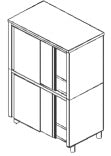 Armadi di riposto sovrapposti mm.1600x500x1700 h. INOX BIM, codice ARC.16. Immagine rappresentativa della serie; fare riferimento alla descrizione del modello.