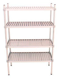 INOX BIM SPA144/18 – illustrazione rappresentativa della serie Scaffalature in alluminio e polietilene
