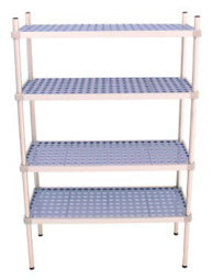 INOX BIM SPA105/18A – illustrazione rappresentativa della serie Scaffalature in alluminio e polietilene antibatterico