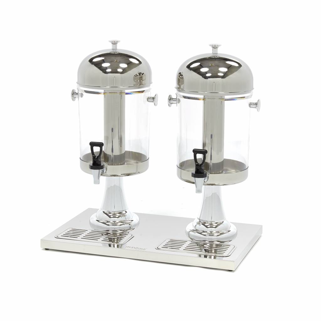 Dispensatore di Bevande - 2 x 8L - Tubo di Raffreddamento Centrale - Funziona Senza Potenza – MAXIMA 09300542