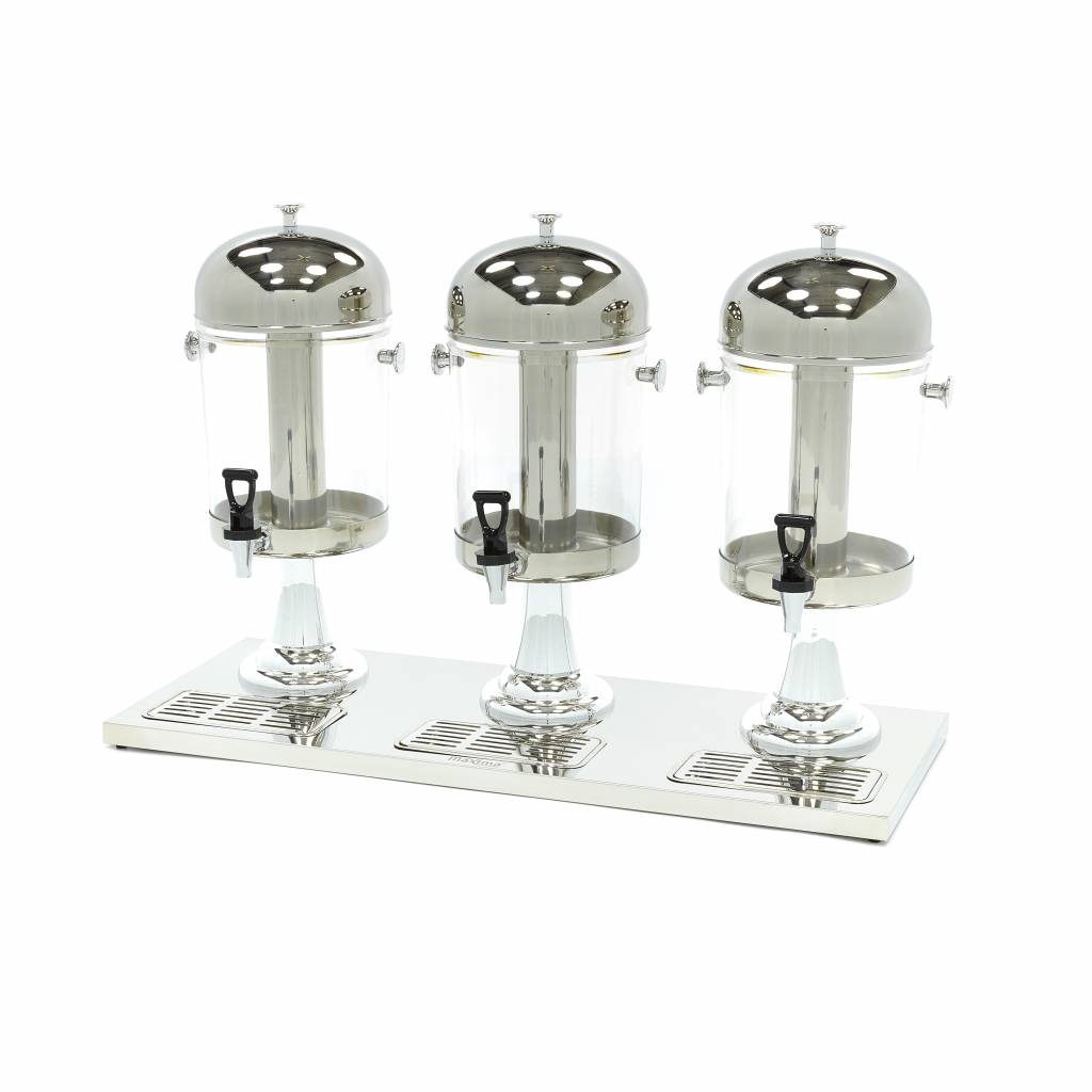 Dispensatore di Bevande - 3 x 8L - Tubo di Raffreddamento Centrale - Funziona Senza Potenza – MAXIMA 09300543