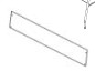 INOX BIM VCTT.20 – illustrazione rappresentativa della serie Mensole in cristallo con supporti in tubolare inox
