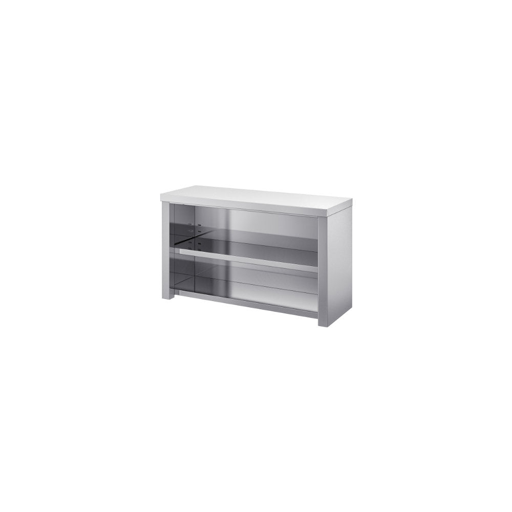 Armadietto pensile a giorno mm.1000x400x600 h – INOX BIM PA.10