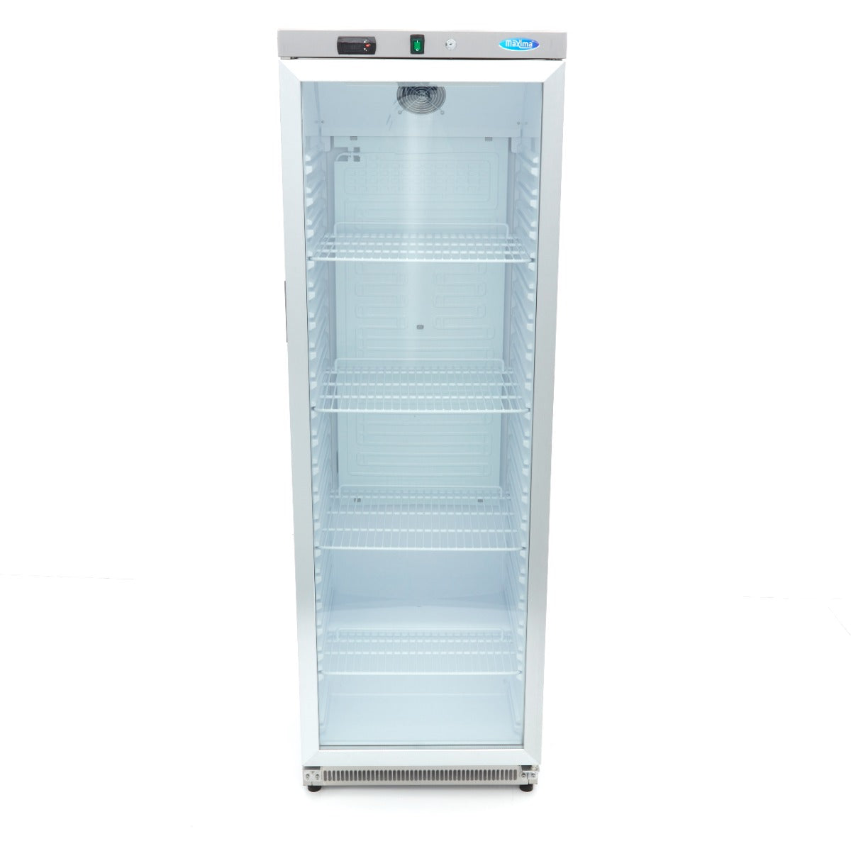 Frigorifero - 400L - Acciaio Inox - con Porta in Vetro – MAXIMA 09405022 – dettaglio 2