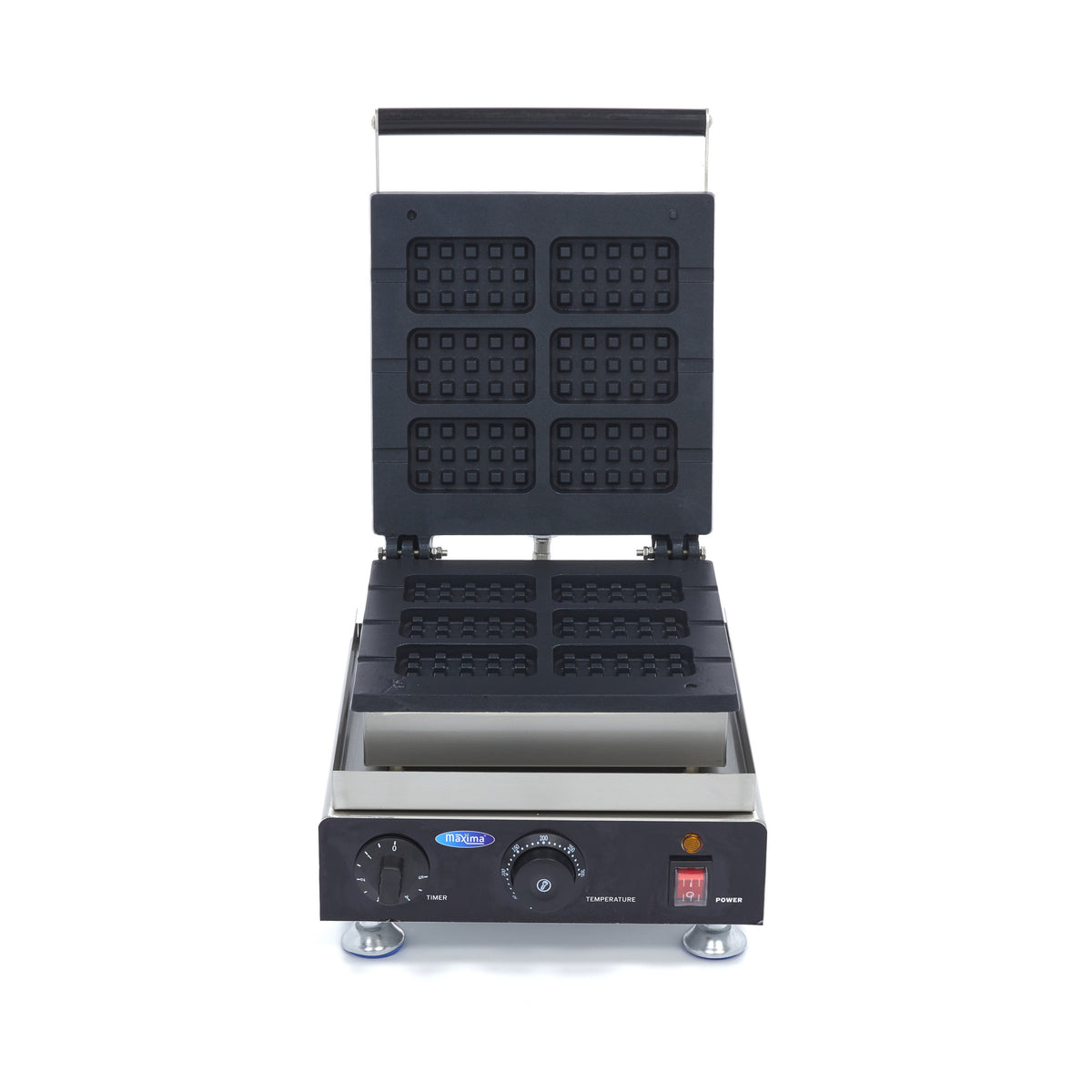 Piastra per Waffle - 6 Waffle - Belga su Bastoncini – MAXIMA 09374250 – dettaglio 2