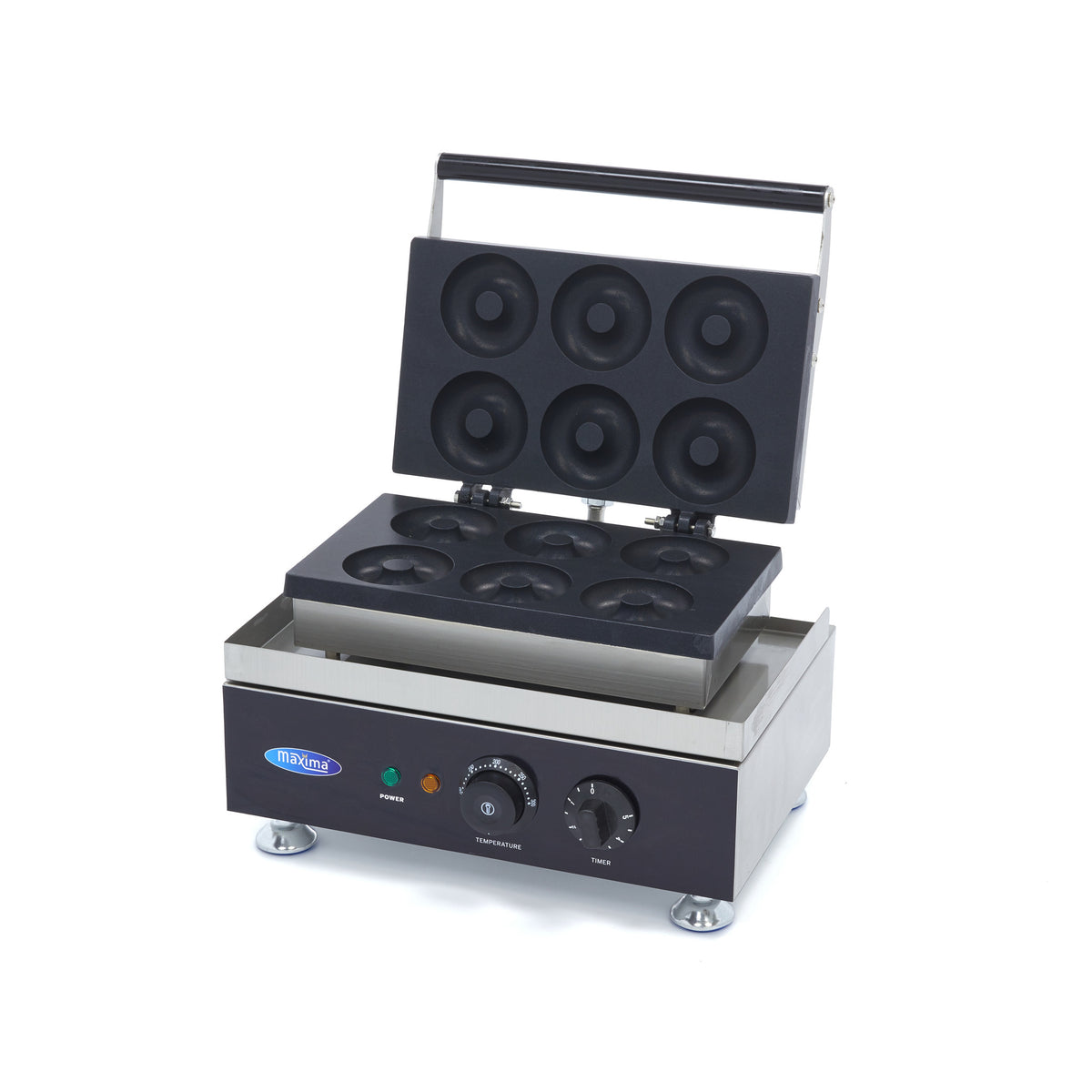 Macchina per Ciambelle - 6 Ciambelle - Ø8cm - con Timer Incorporato – MAXIMA 09374010