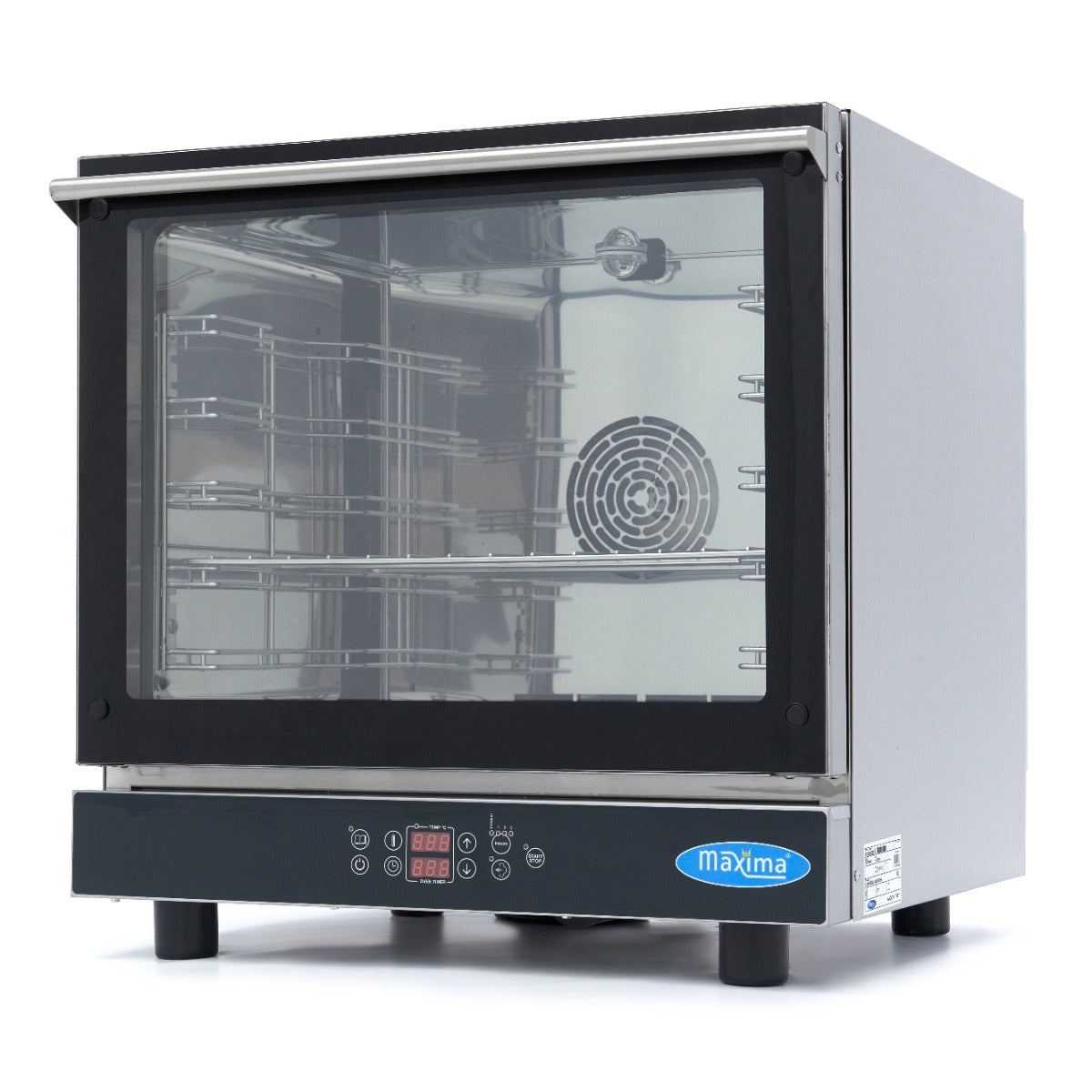 Forno a Vapore Combinato - adatto a 5 Teglie (1/1 GN / 60 x 40 cm) - Display Digitale - 400V – MAXIMA 08500204