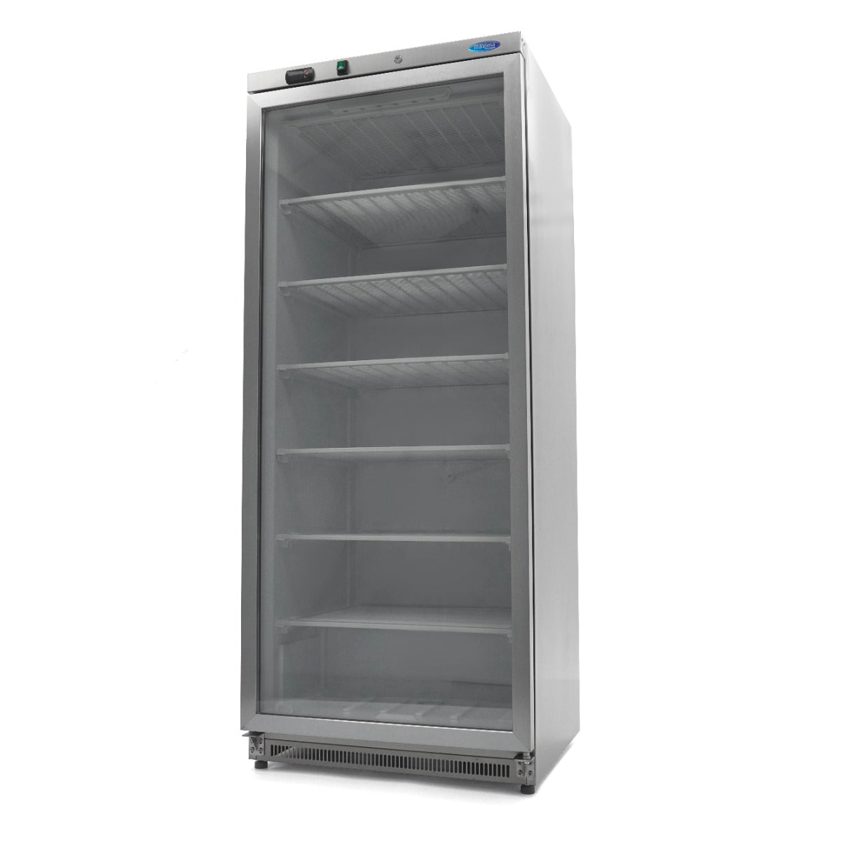 Congelatore - 600L - Acciaio Inox - con Porta in Vetro – MAXIMA 09405035