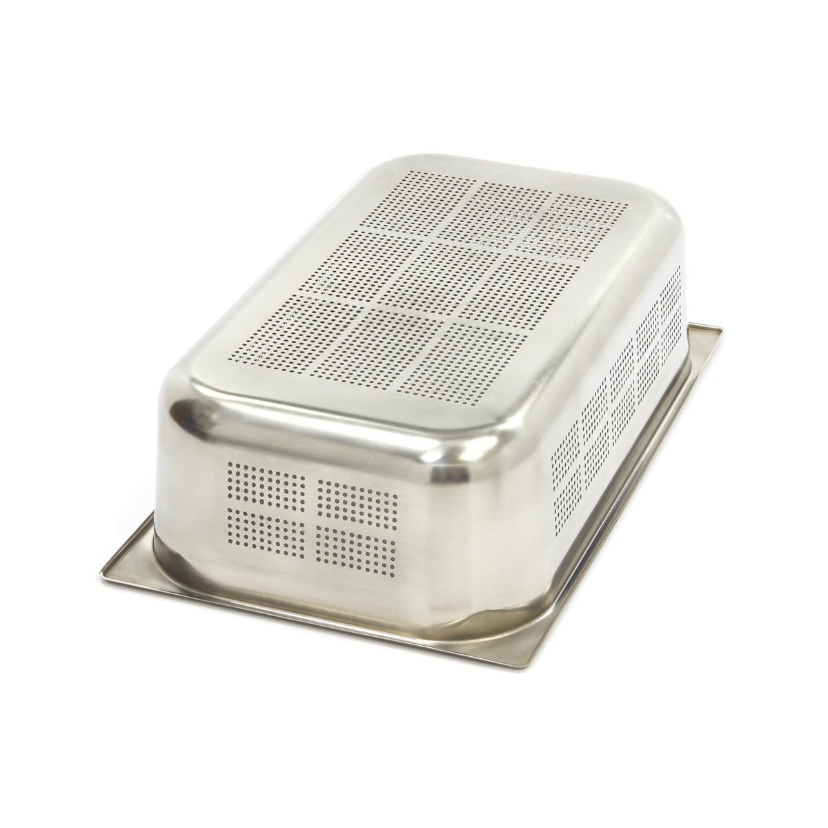 Contenitore Gastronorm - 1/1 GN - Profondità 15cm - Acciaio Inox - Forato – MAXIMA 09367604 – dettaglio 2