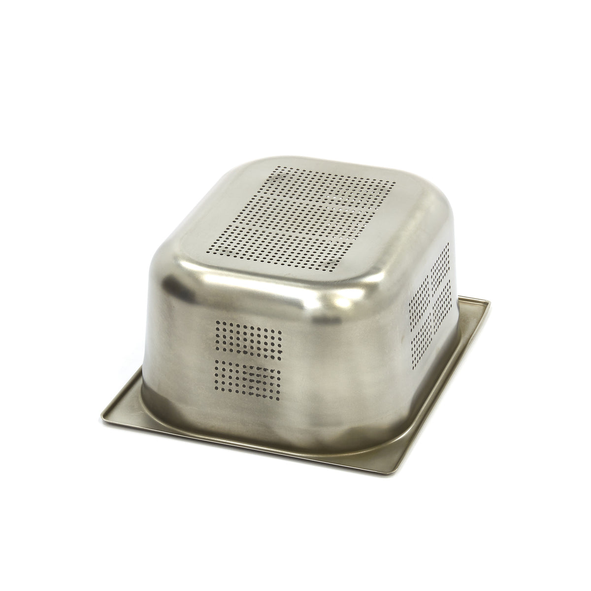 Contenitore Gastronorm - 1/2 GN - Profondità 15cm - Acciaio Inox - Forato – MAXIMA 09367613 – dettaglio 2