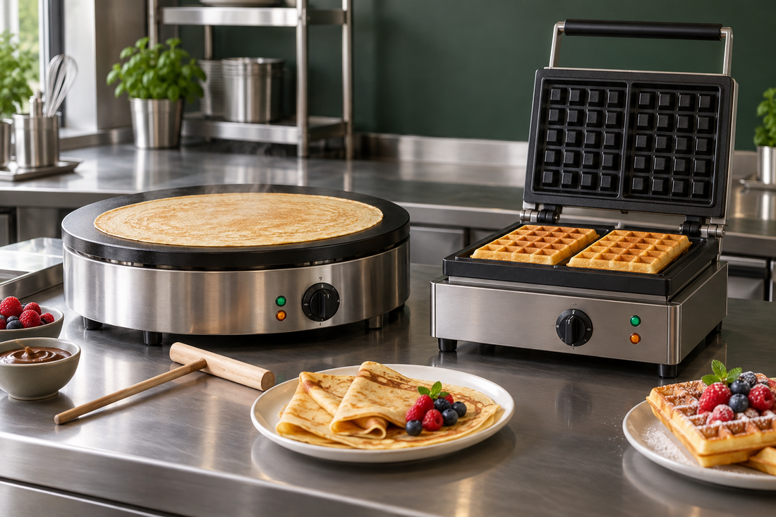 Crepiere e piastre waffle