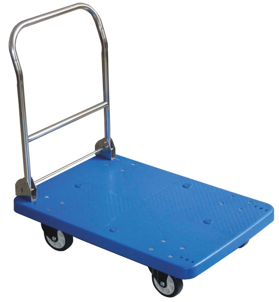 Carrello con piattaforma AmerBox - lunghezza 720 × larghezza 482 × altezza 852 mm | HE810514