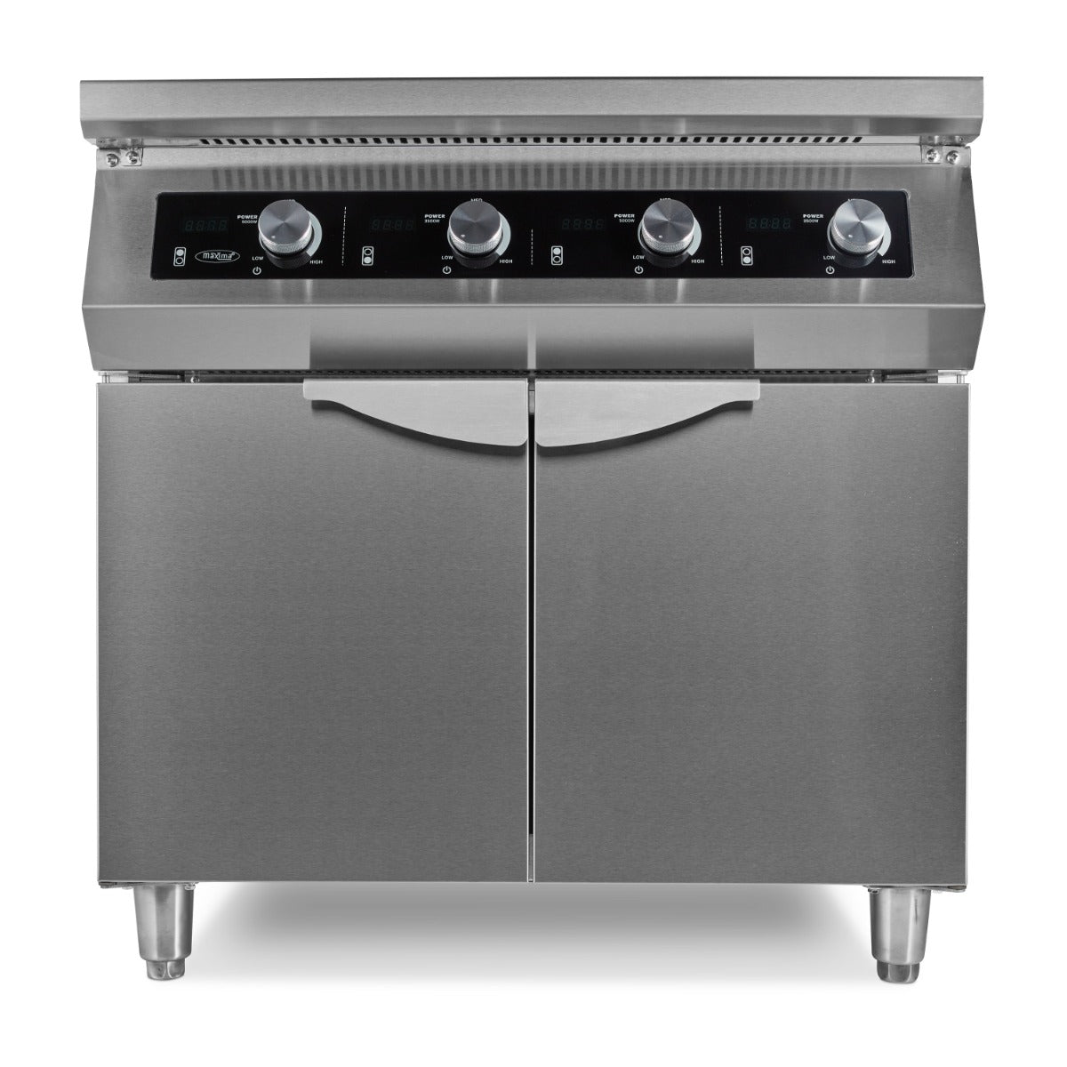 Piano di Cottura a Induzione 700 – 4 Fuochi – 17000W – con Supporto – MAXIMA 09371011 – dettaglio 2