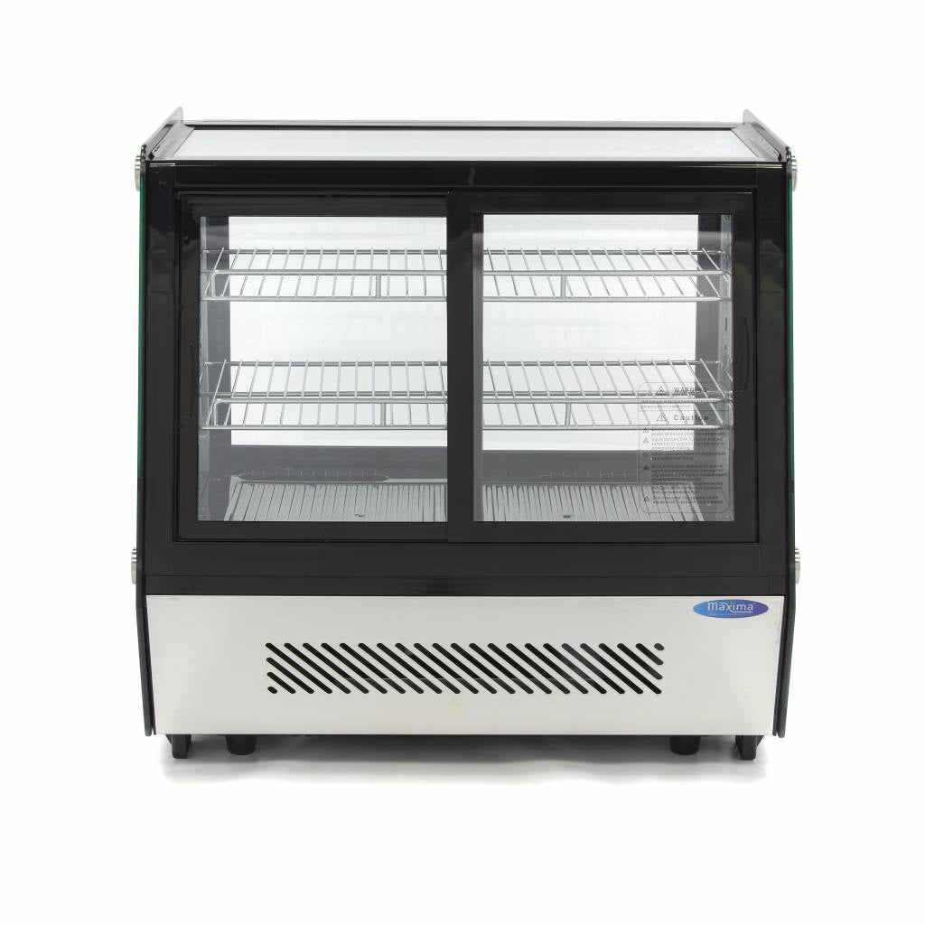Vetrina Refrigerata - 125L - 71cm - Porte Scorrevoli Anteriori e Posteriori – MAXIMA 09400847 – dettaglio 2