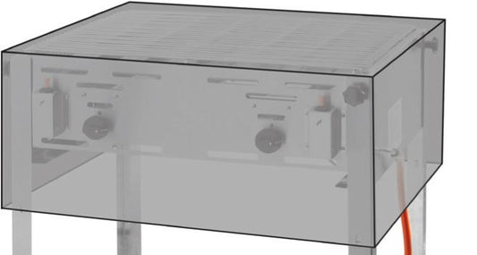 Cover di protezione HENDI - lunghezza 560 × larghezza 720 × altezza 360 mm | HE144923