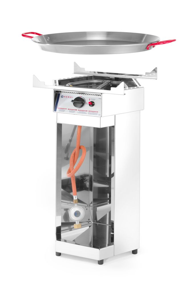 Gasgrill Fiesta 600 HENDI - lunghezza 600 × larghezza 767 × altezza 878 mm | HE146002