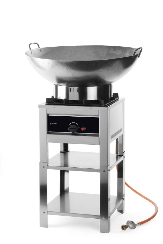 Cucina a gas per pentola di grande capacità HENDI - lunghezza 520 × larghezza 425 × altezza 405 mm | HE147108