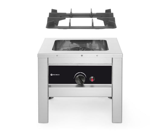 Cucina a gas per pentola di grande capacità HENDI - lunghezza 520 × larghezza 425 × altezza 405 mm | HE147108