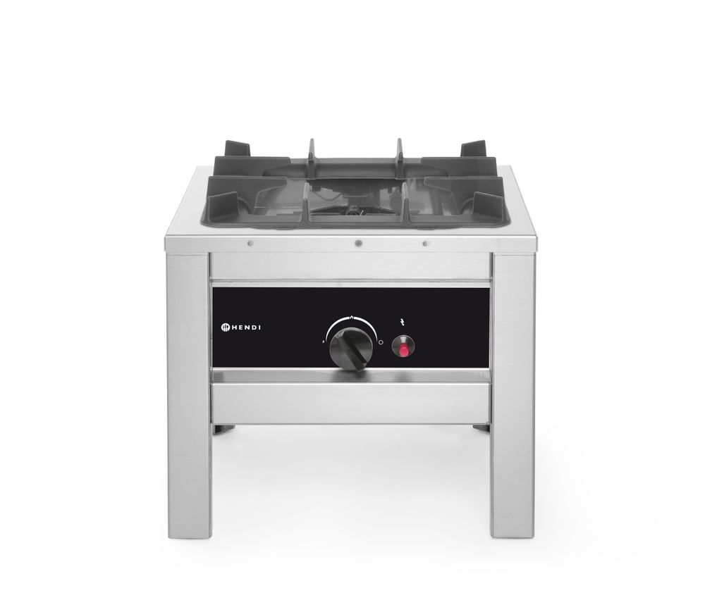 Cucina a gas per pentola di grande capacità HENDI - lunghezza 520 × larghezza 425 × altezza 405 mm | HE147108