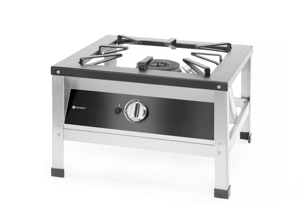 Fornello a gas per pentola XL HENDI - lunghezza 663 × larghezza 584 × altezza 400 mm | HE147276