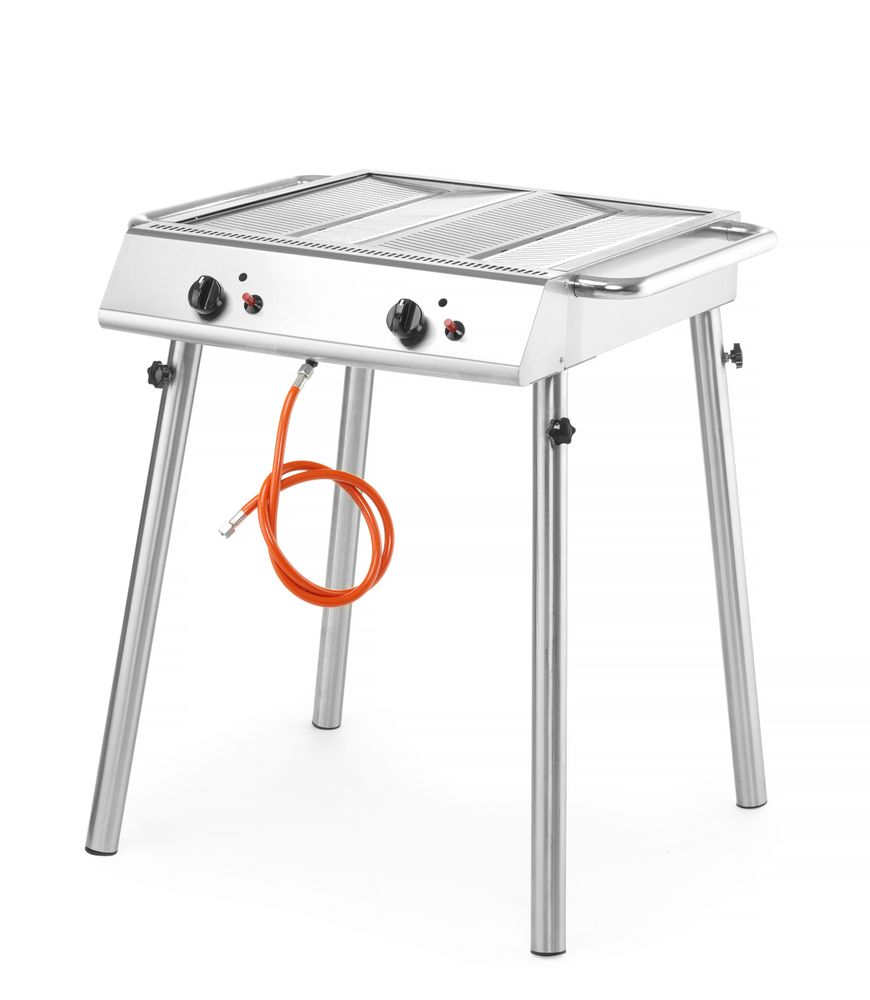 Xantos Griglia a gas HENDI - lunghezza 815 × larghezza 775 × altezza 875 mm | HE148624