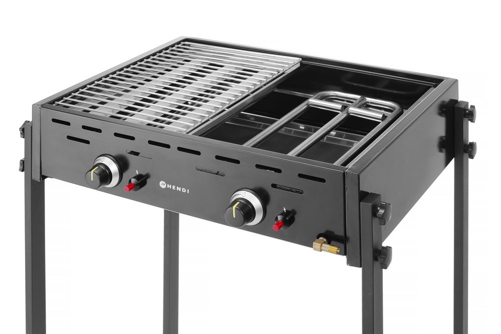 Roast-Master Pro Nero HENDI - lunghezza 600 × larghezza 790 × altezza 902 mm | HE148822