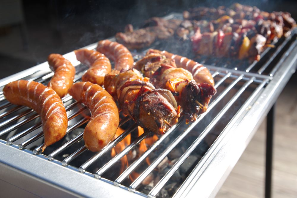 Barbecue a carbonella Patio HENDI - lunghezza 400 × larghezza 820 × altezza 772 mm | HE150603