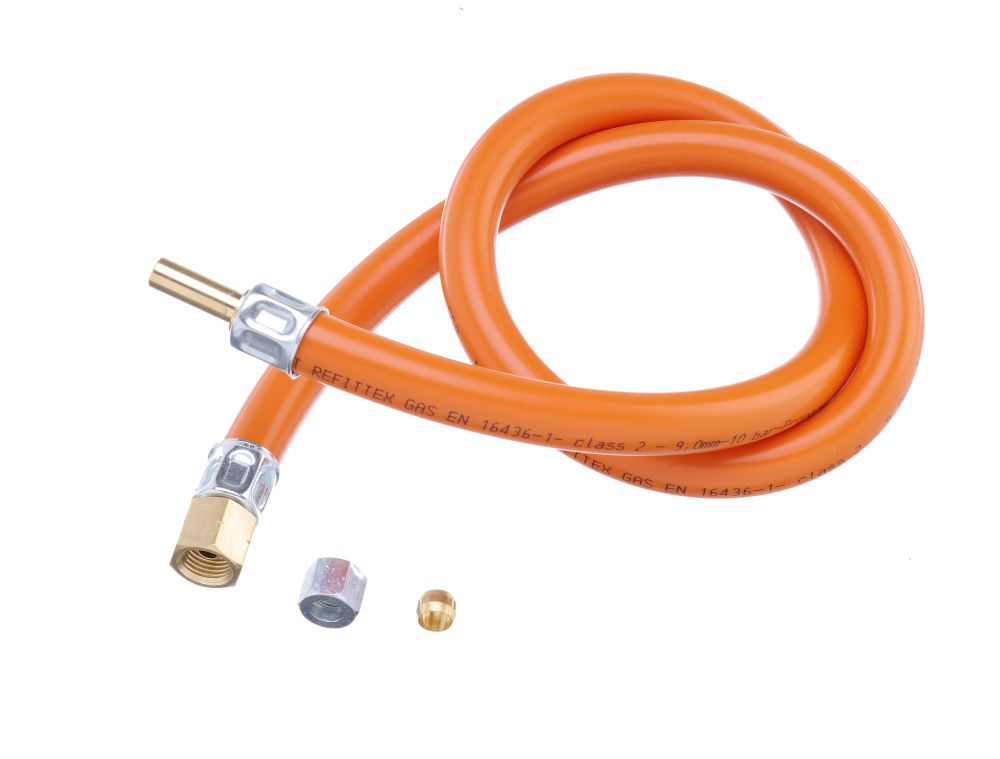 Gruppo tubo flessibile per gas Xenon Pro e Fiesta barbecue HENDI - lunghezza 838 × larghezza 19 × altezza 16 mm | HE152171