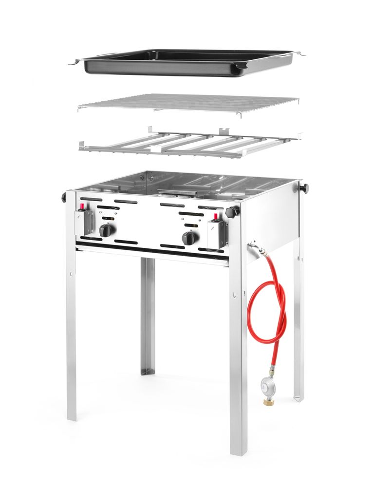 Grill-Master Maxi HENDI - lunghezza 650 × larghezza 540 × altezza 840 mm | HE154717