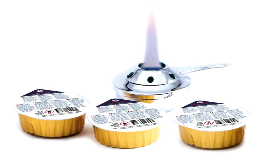 Combustibile per Scaldavivande - 3 pezzi HENDI - lunghezza 70 × larghezza 70 × altezza 25 mm | HE190036