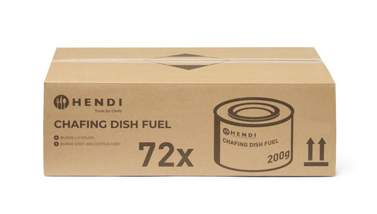 Combustibile per scaldavivande HENDI - lunghezza 82 × larghezza 82 × altezza 55 mm | HE194355