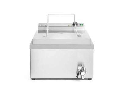 Friggitrice per Frittelle 12L 3500W 230V HENDI con Rubinetto di Scarico