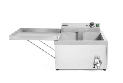 Friggitrice per Frittelle 12L 3500W 230V HENDI con Rubinetto di Scarico