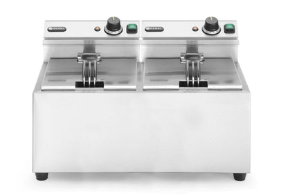 Friggitrice, 2x8 L HENDI - lunghezza 638 × larghezza 610 × altezza 370 mm | HE207307