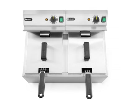 Friggitrice, 2x8 L HENDI - lunghezza 638 × larghezza 610 × altezza 370 mm | HE207307
