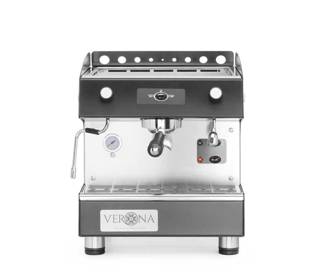 Macchina da caffè Romeo Easy, 1 gruppo, semiautomatica Verona - lunghezza 520 × larghezza 380 × altezza 462 mm | HE207598