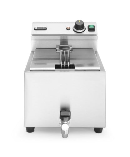 Friggitrice Profi Line con rubinetto di scarico - 8 l HENDI - lunghezza 638 × larghezza 304 × altezza 370 mm | HE209202