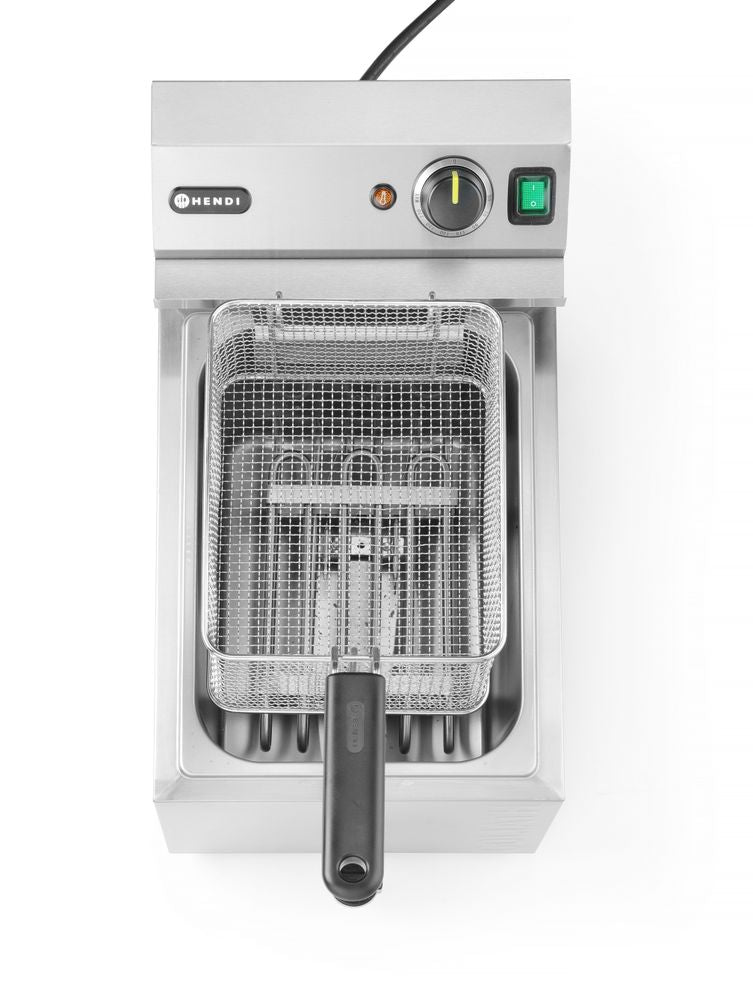 Friggitrice profonda XL con rubinetto di scarico HENDI GOLIATH - lunghezza 710 × larghezza 300 × altezza 390 mm | HE209431