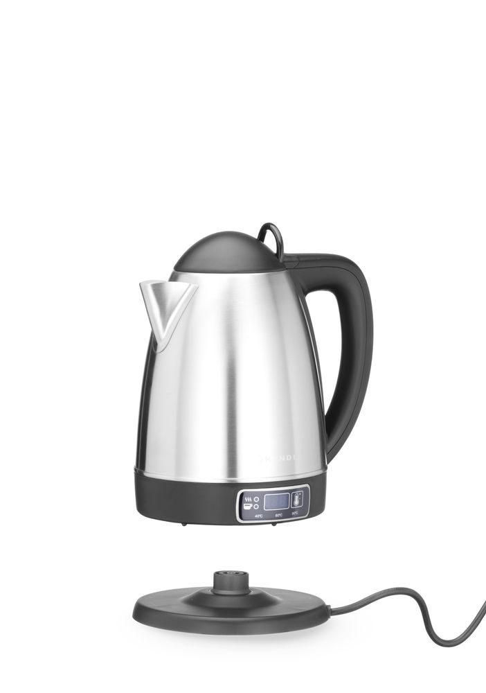 Bollitore elettrico senza fili con controllo della temperatura HENDI - lunghezza 230 × larghezza 165 × altezza 255 mm |