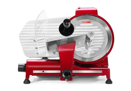 Affettatrice Profi Line 250 red edition HENDI - lunghezza 514 × larghezza 484 × altezza 373 mm | HE210086
