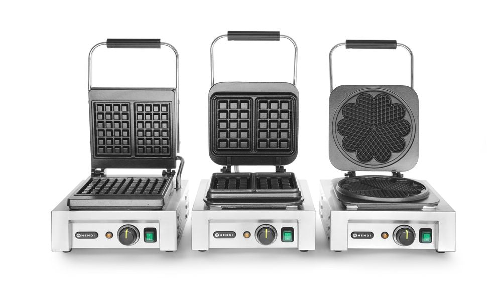 Piastra per waffle 'Bruxelles' HENDI - lunghezza 520 × larghezza 330 × altezza 560 mm | HE212127