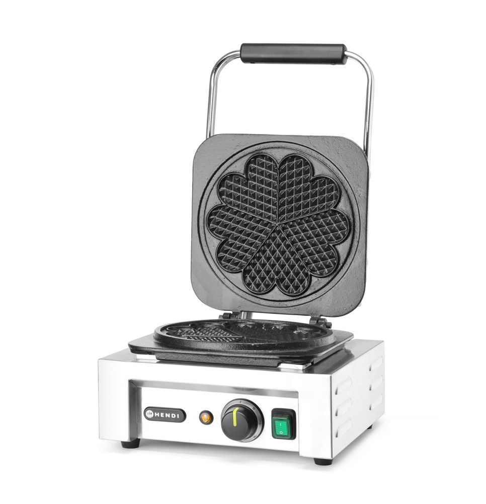 Piastra per waffle cuore HENDI - lunghezza 514 × larghezza 328 × altezza 234 mm | HE212134