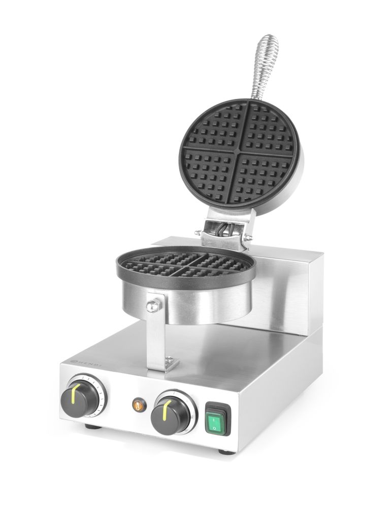 Piastra per waffle rotonda HENDI - lunghezza 491 × larghezza 253 × altezza 285 mm | HE212172